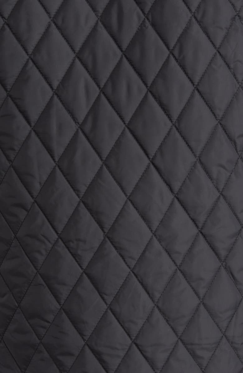 Lauren Ralph Lauren Crest Embroidered Quilted Hooded Jacket, Alternate, color, 