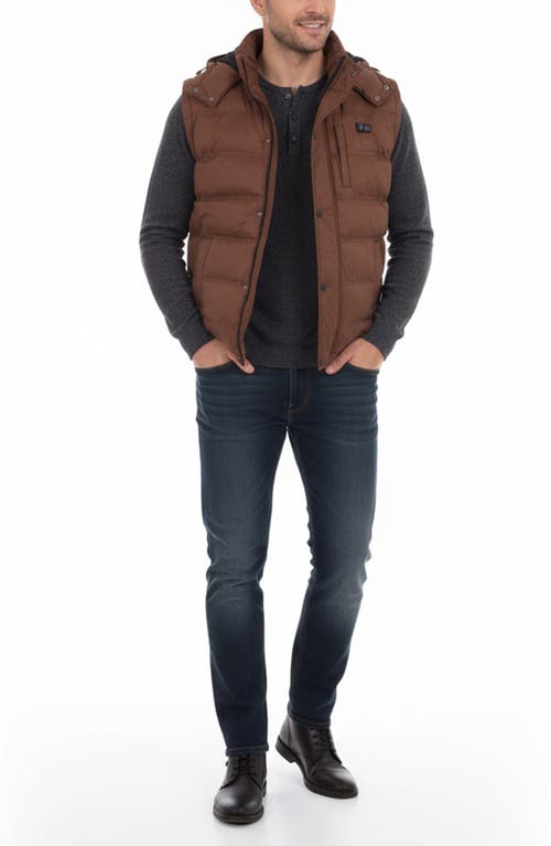 Helios The Heated Coat Helios 2-in-1 Heated Hybrid Coat In Brown