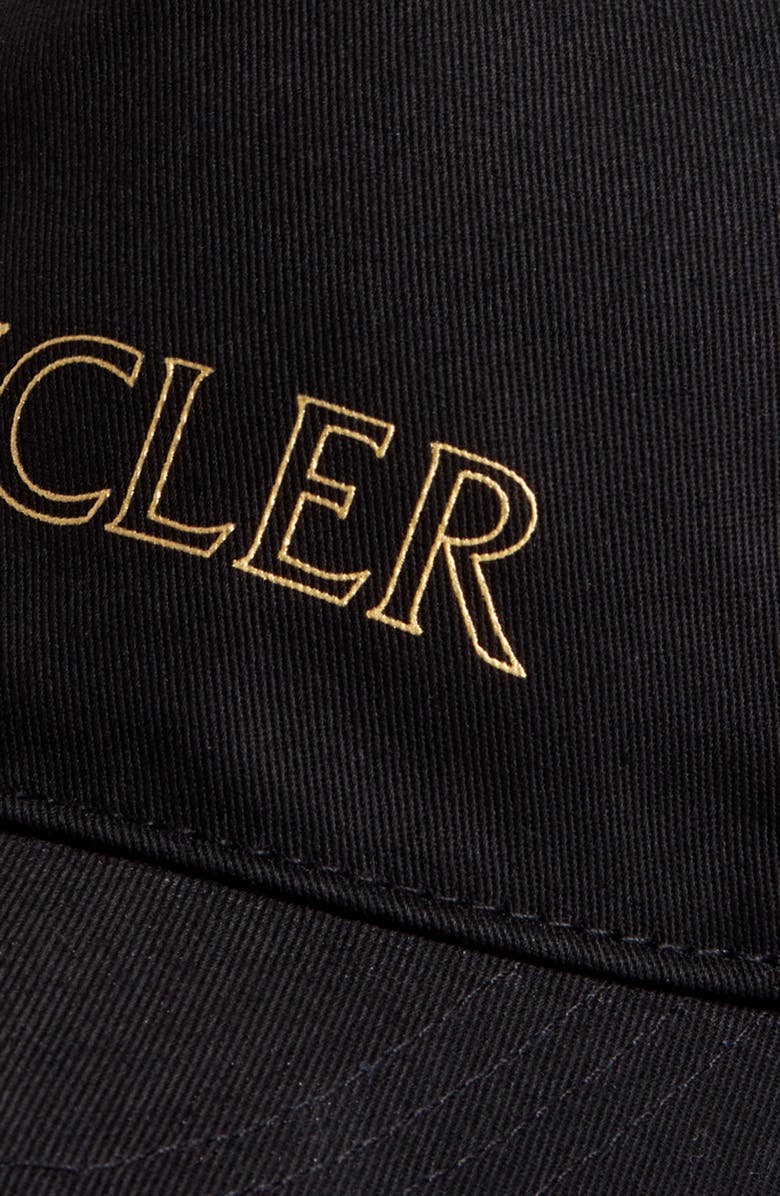 Moncler Logo Cotton Baseball Cap, Alternate, color, 