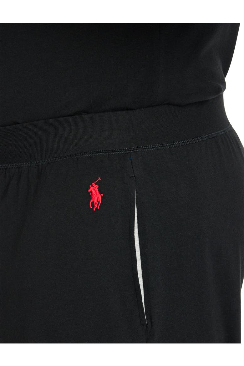 Big & Tall Logo Shorts, Alternate, color, BLACK