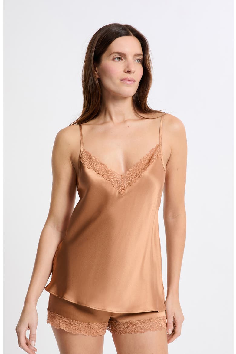 Milky Silk Camisole, Alternate, color, SABLE