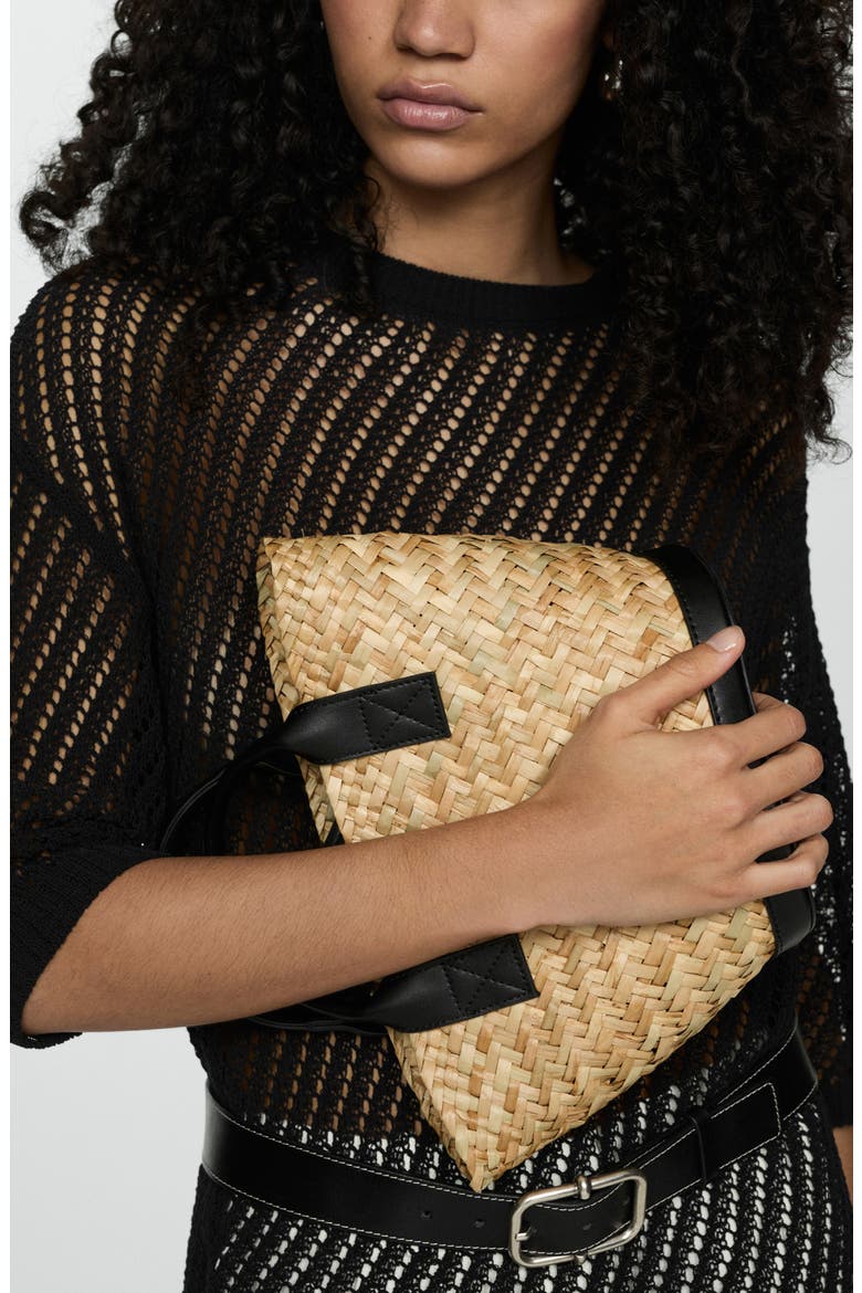 Sheer Tunic Sweater, Alternate, color, BLACK