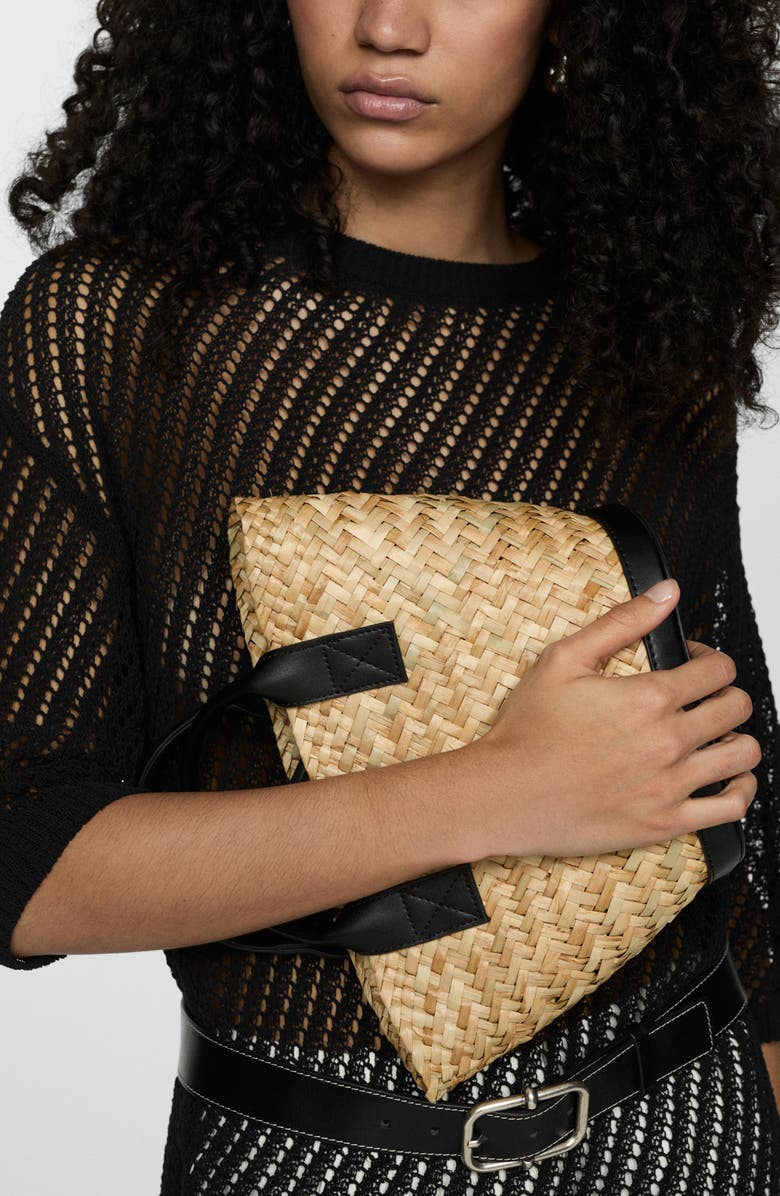 MANGO Sheer Tunic Sweater, Alternate, color, 