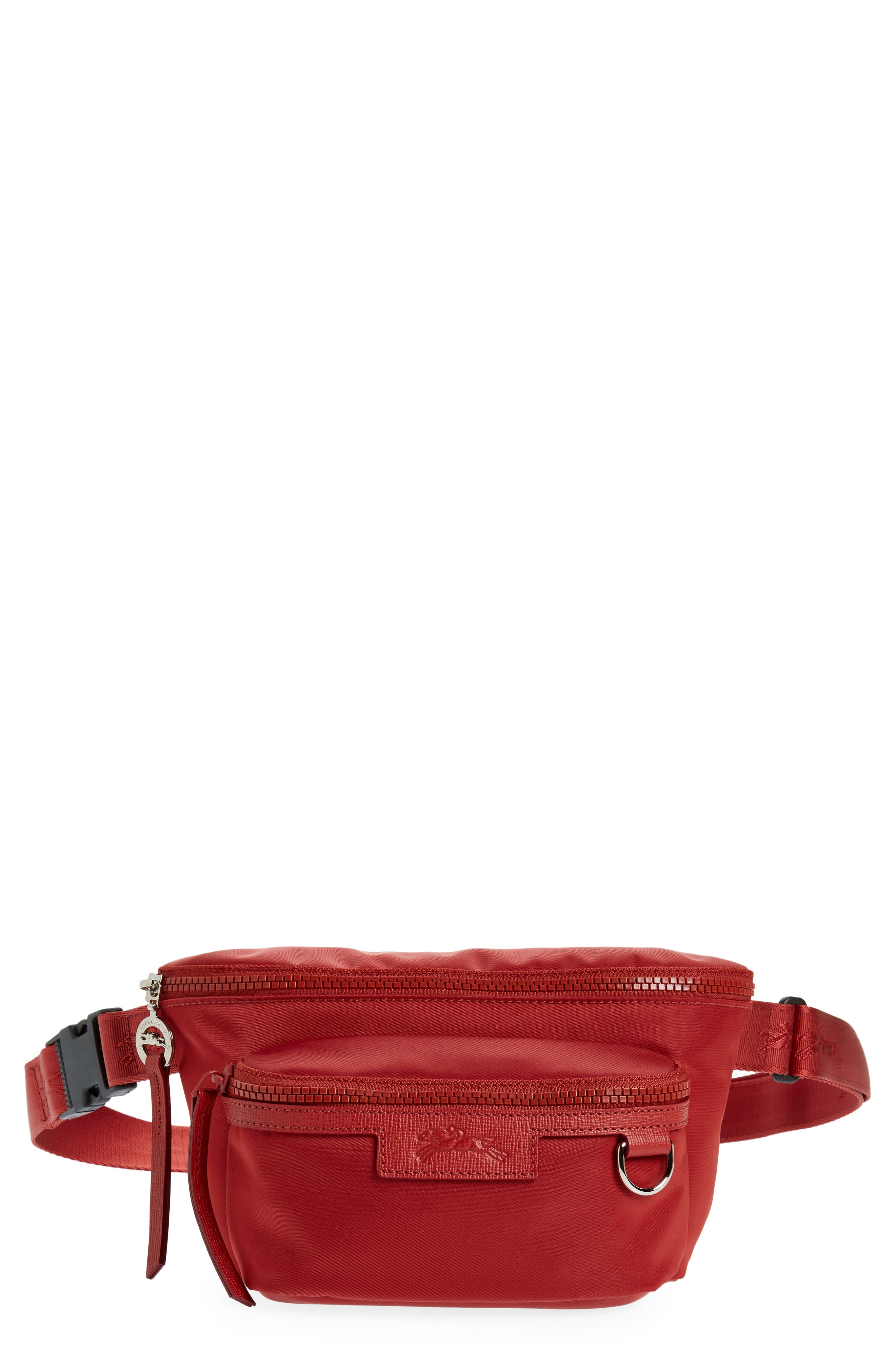 Canvas Belt Bag, Main, color, RED