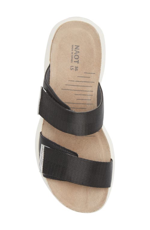 Naot Calliope Slide Sandal In Black
