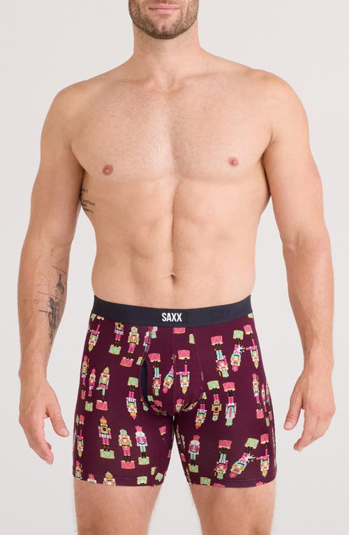 Saxx Vibe Xtra Soft Comfort Boxer Briefs In Red