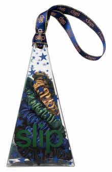 slip 4-Pack Pure Silk Skinny Scrunchies Ornament