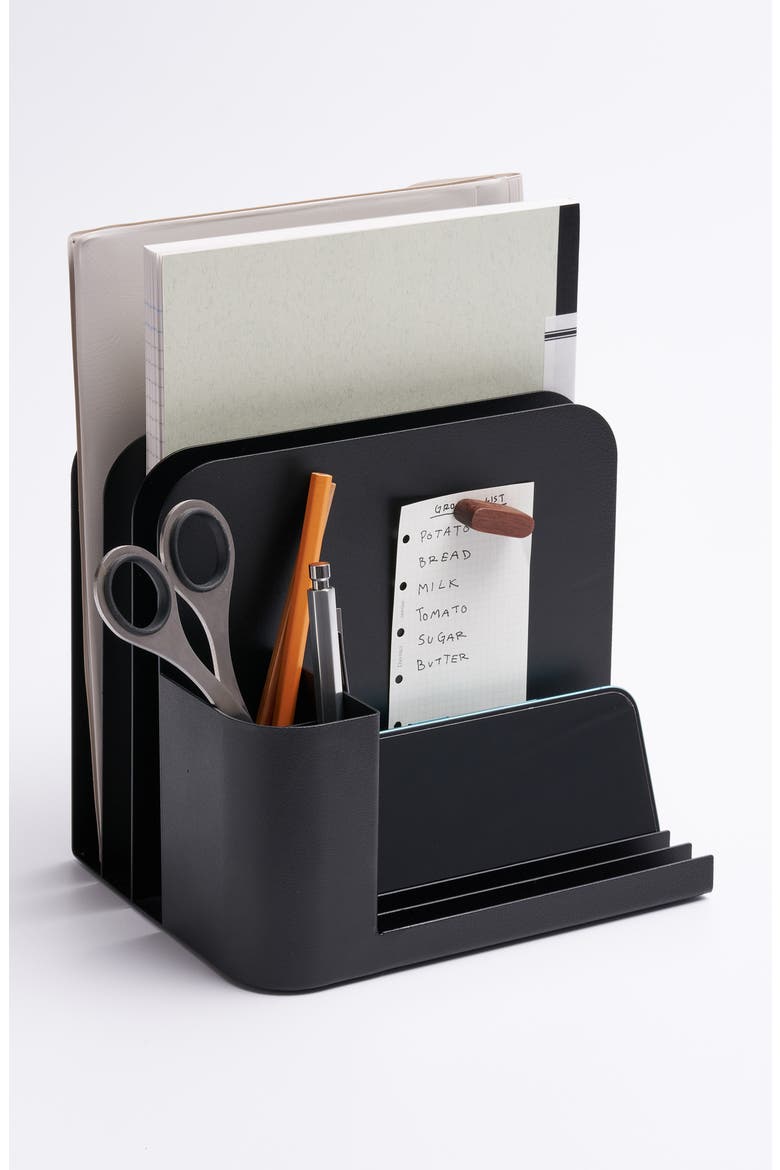 Align Desk Caddy, Alternate, color, BLACK