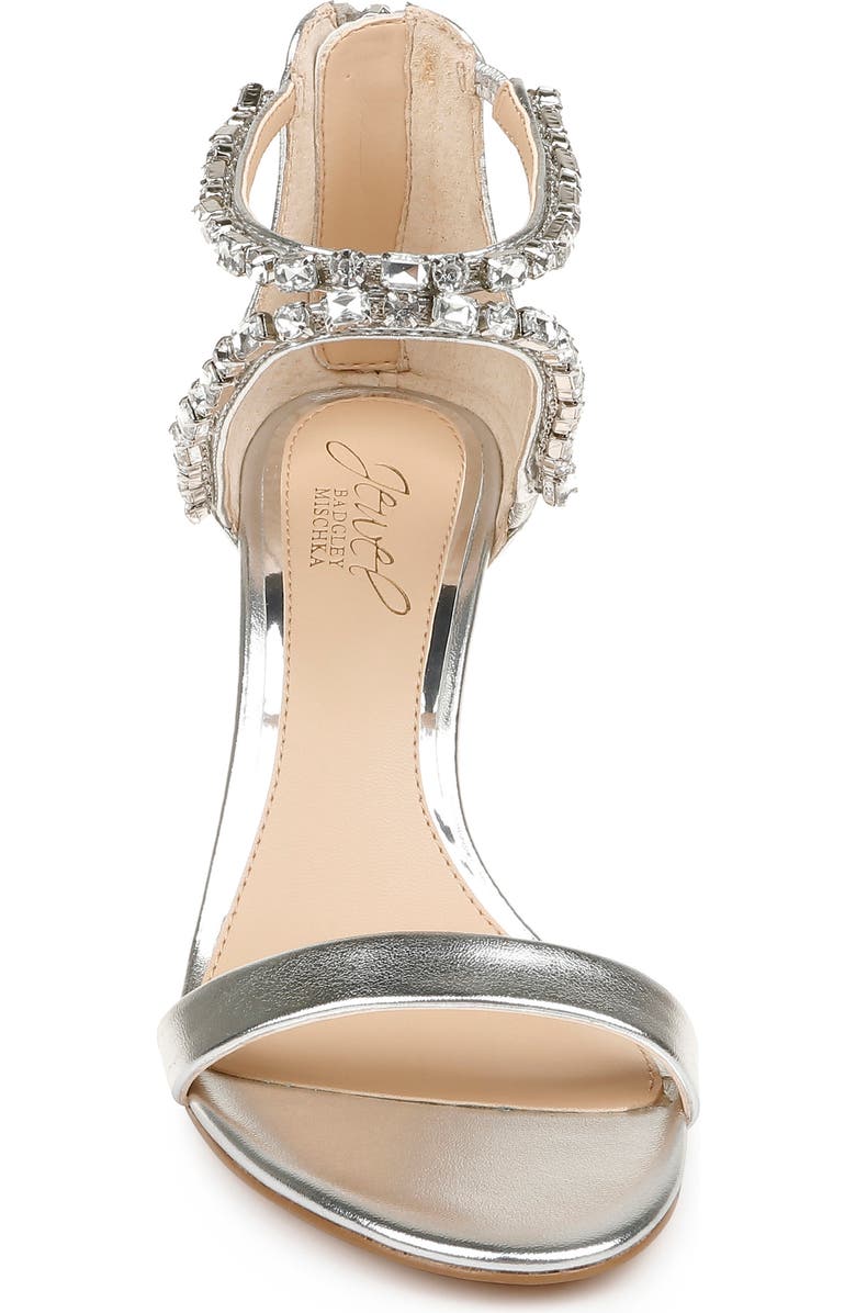 Jewel Badgley Mischka Celine Embellished Sandal, Alternate, color,