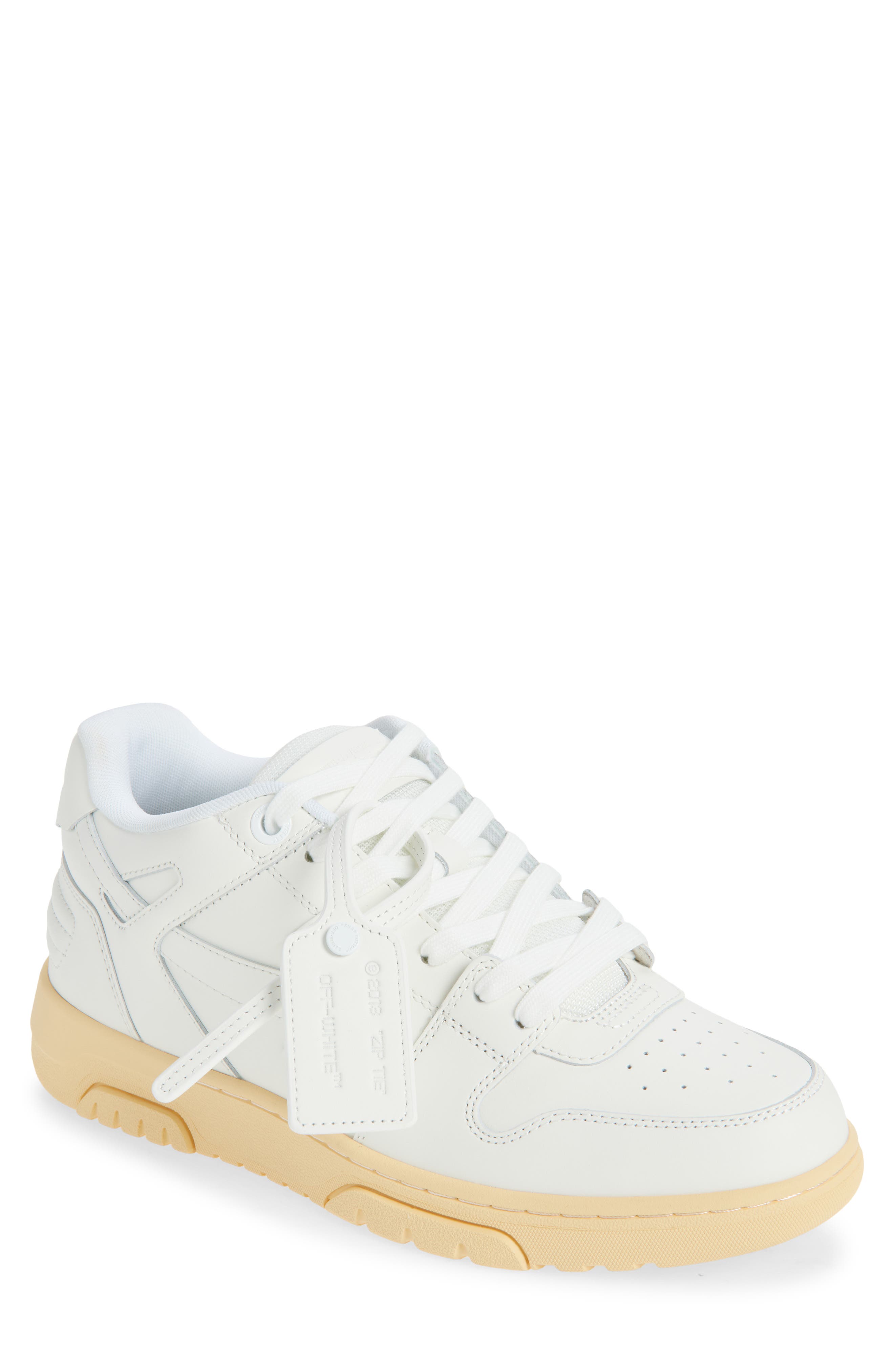 Off-White Out Of Office Calf Leather Sneaker, Main, color, White