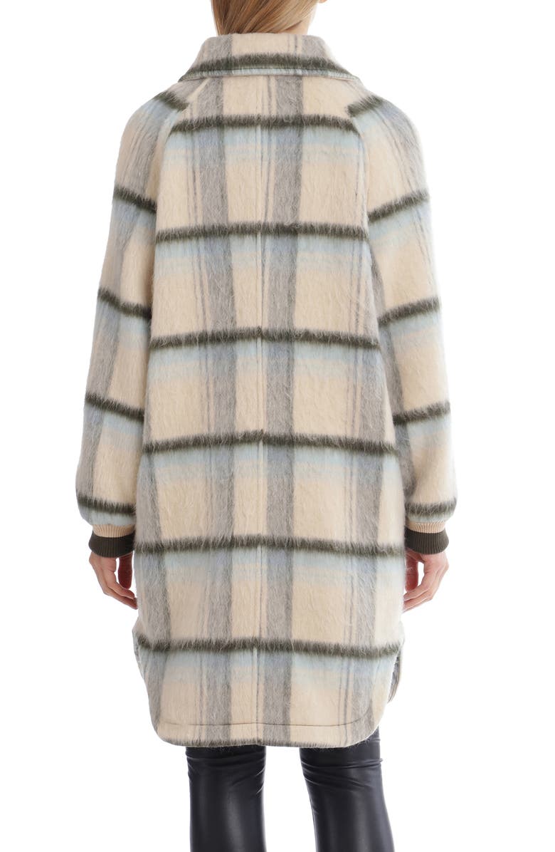 Avec Les Filles Brushed Oversize Longline Varsity Coat, Alternate, color,