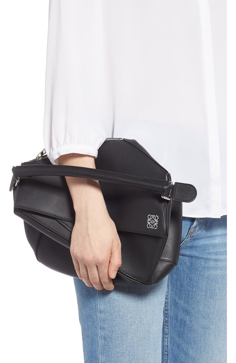 Loewe Puzzle Medium Leather Shoulder Bag, Alternate, color,