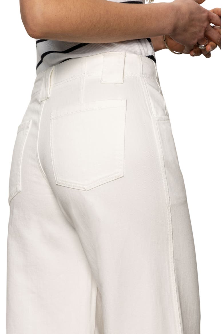 Arden High Waist Wide Leg Jeans, Alternate, color, BRILLIANT WHITE