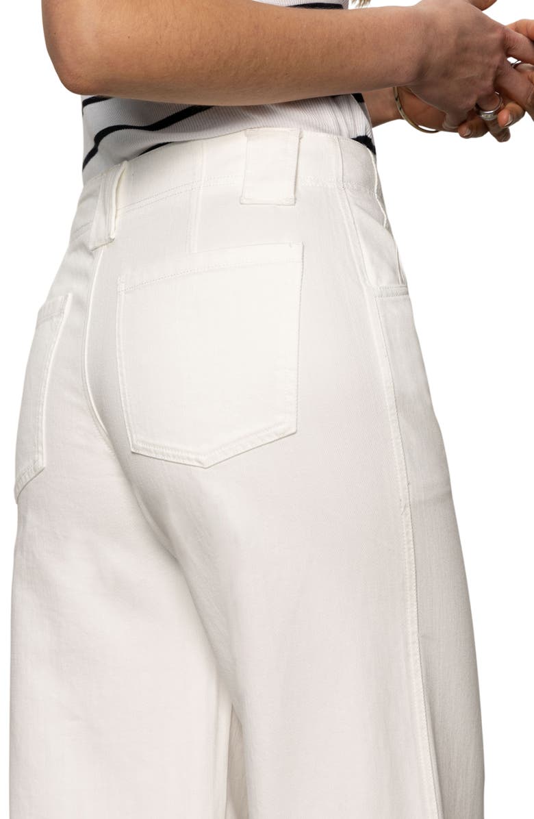Sanctuary Arden High Waist Wide Leg Jeans, Alternate, color, Brilliant White