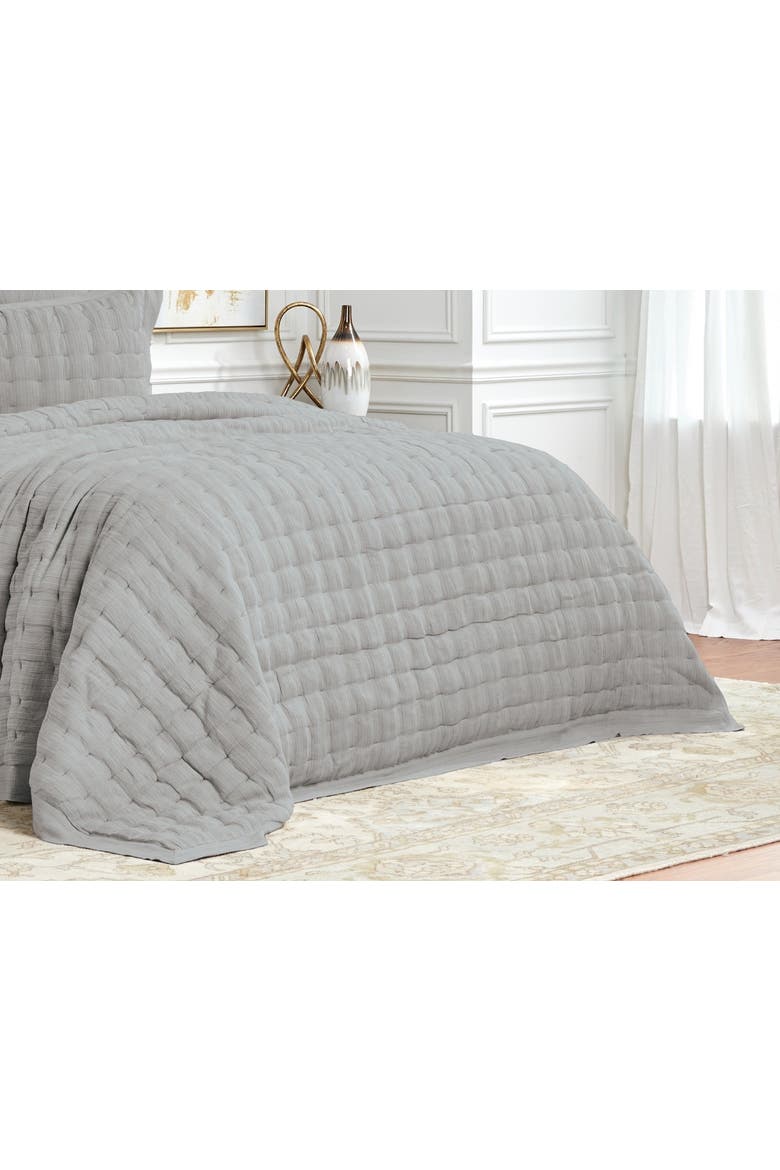 Danette Shale Quilt, Alternate, color, Gray