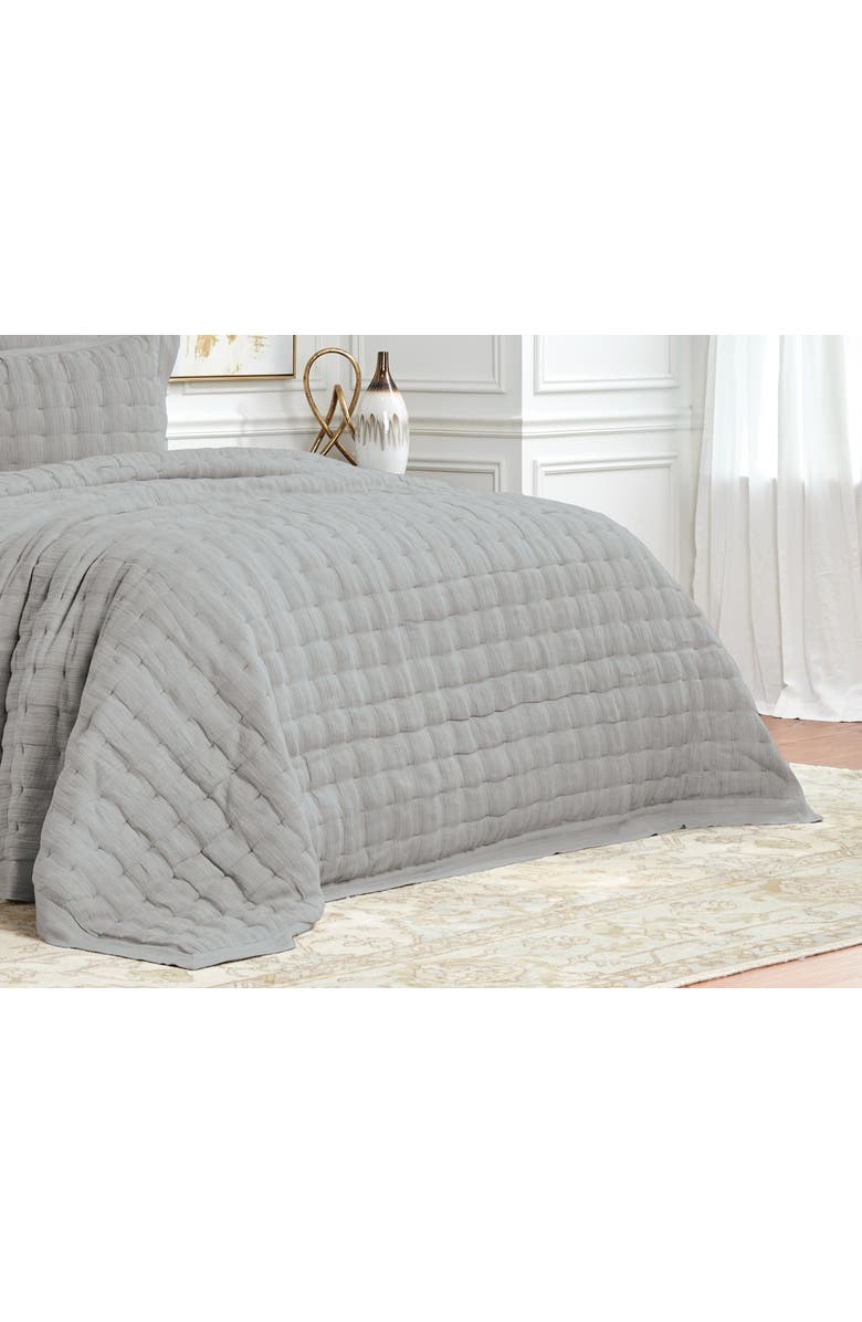 ELISABETH YORK Danette Shale Quilt, Alternate, color, Gray