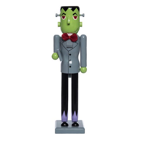 Frankenstein Nutcracker Wooden Figurine