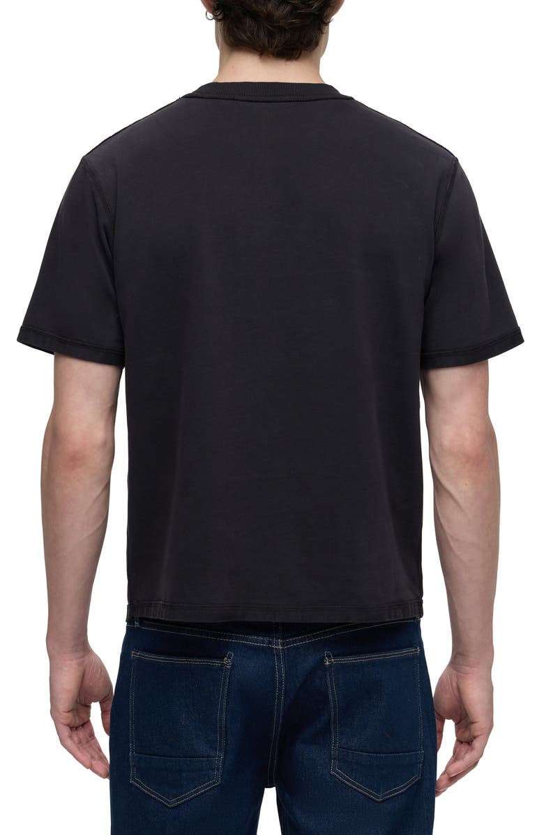 Hudson Jeans Heavyweight Cotton T-Shirt, Alternate, color, Forest Black