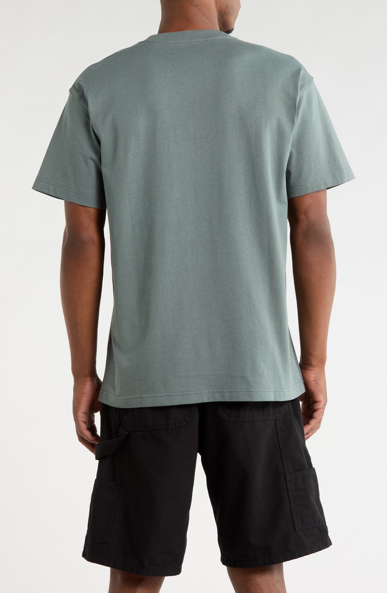 Carhartt Work In Progress Logo Organic Cotton Graphic T-Shirt, Alternate, color, Velvet Green