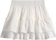 TENLY Kids' Eyelet Tiered Skirt