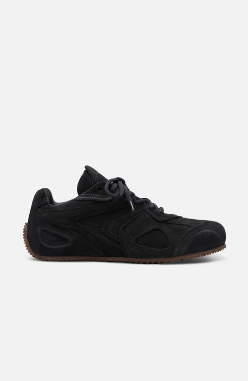 Axel Arigato Slow Suede Runner Women's In Black/dark Gum At Nordstrom, Size 8.5