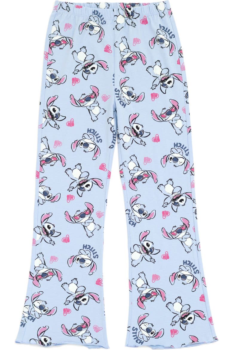 Lilo & Stitch Fleece Sweatshirt and Flare Leggings Set, Alternate, color, Pink Blue Stitch