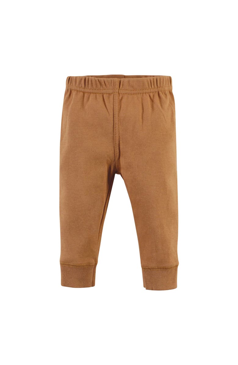 Hudson Baby Cotton Bodysuit, Pant and Bib Set, Alternate, color, Kind Human