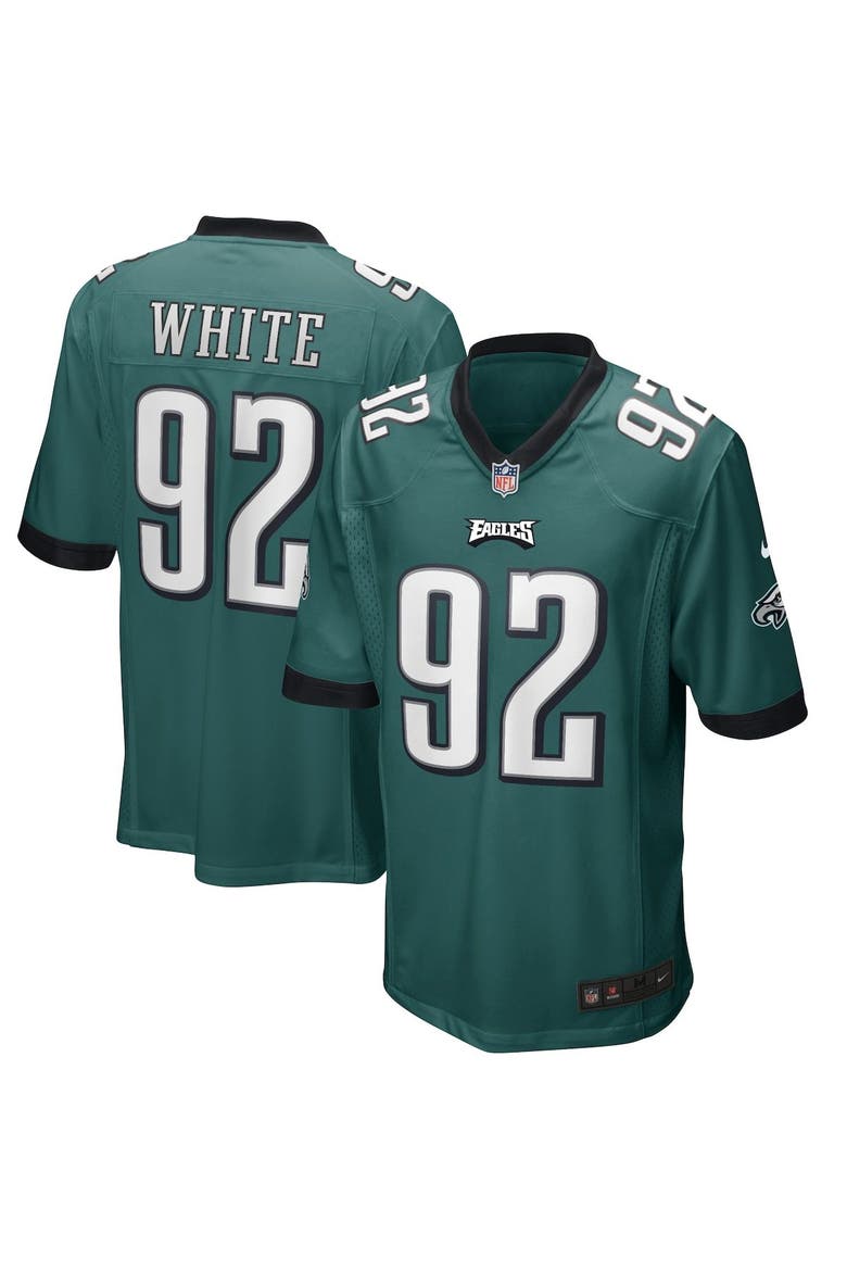 Men's Nike Reggie White Midnight Green Philadelphia Eagles Game Retired Player Jersey, Main, color, Green