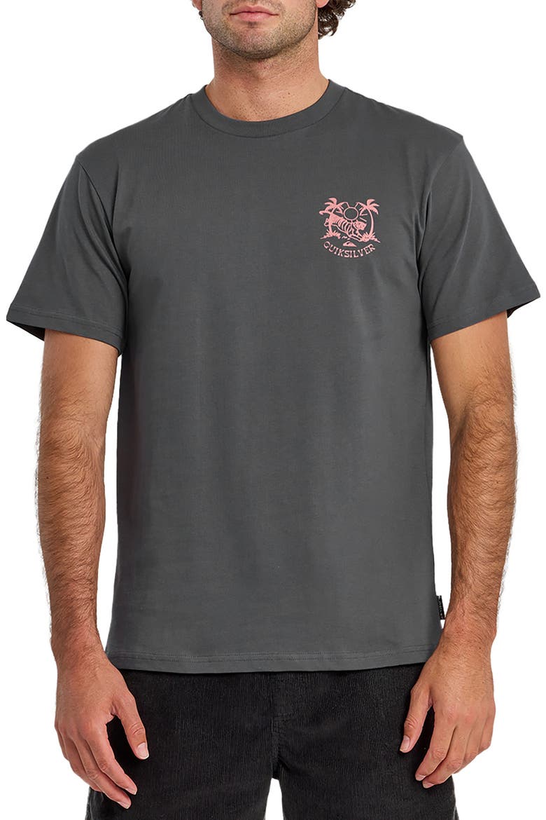 In the Wild Cotton Graphic T-Shirt, Main, color, IRON GATE