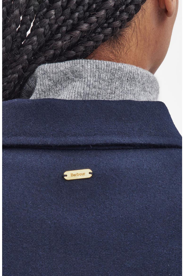 Reighton Wool Blend Shirt Jacket, Alternate, color, NAVY