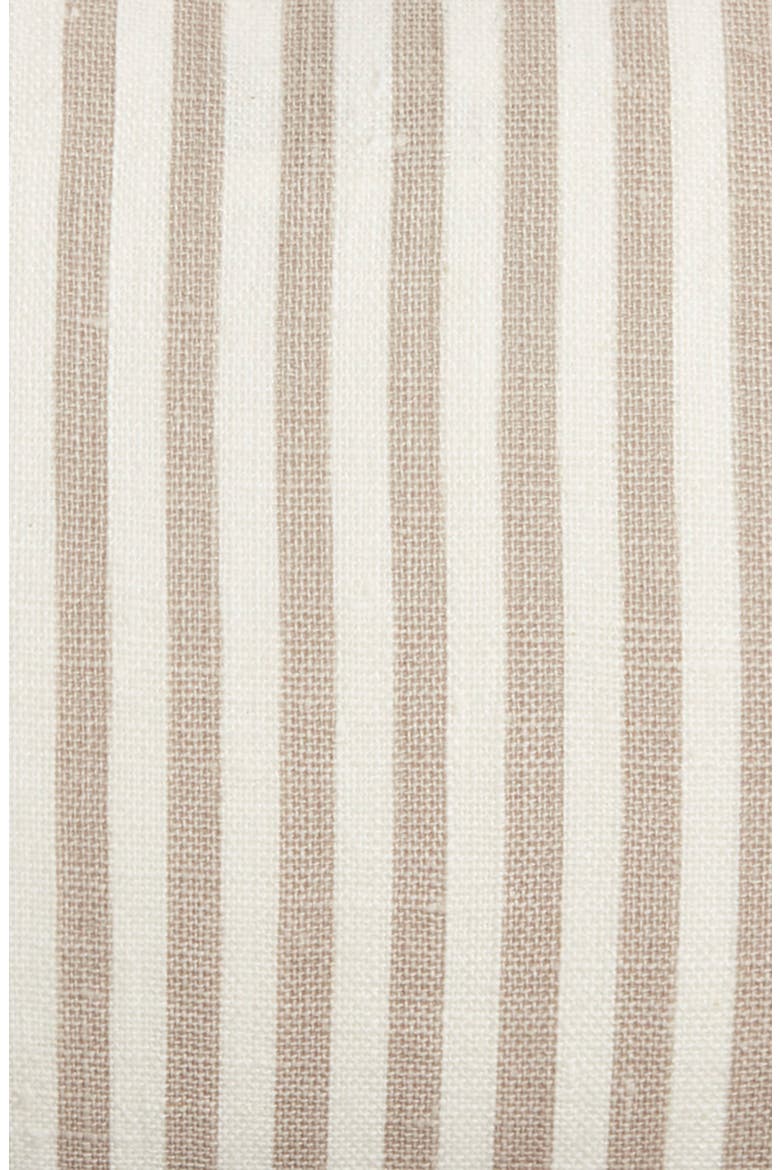 Stripe Linen Accent Pillow, Alternate, color, TAN THREAD MULTI