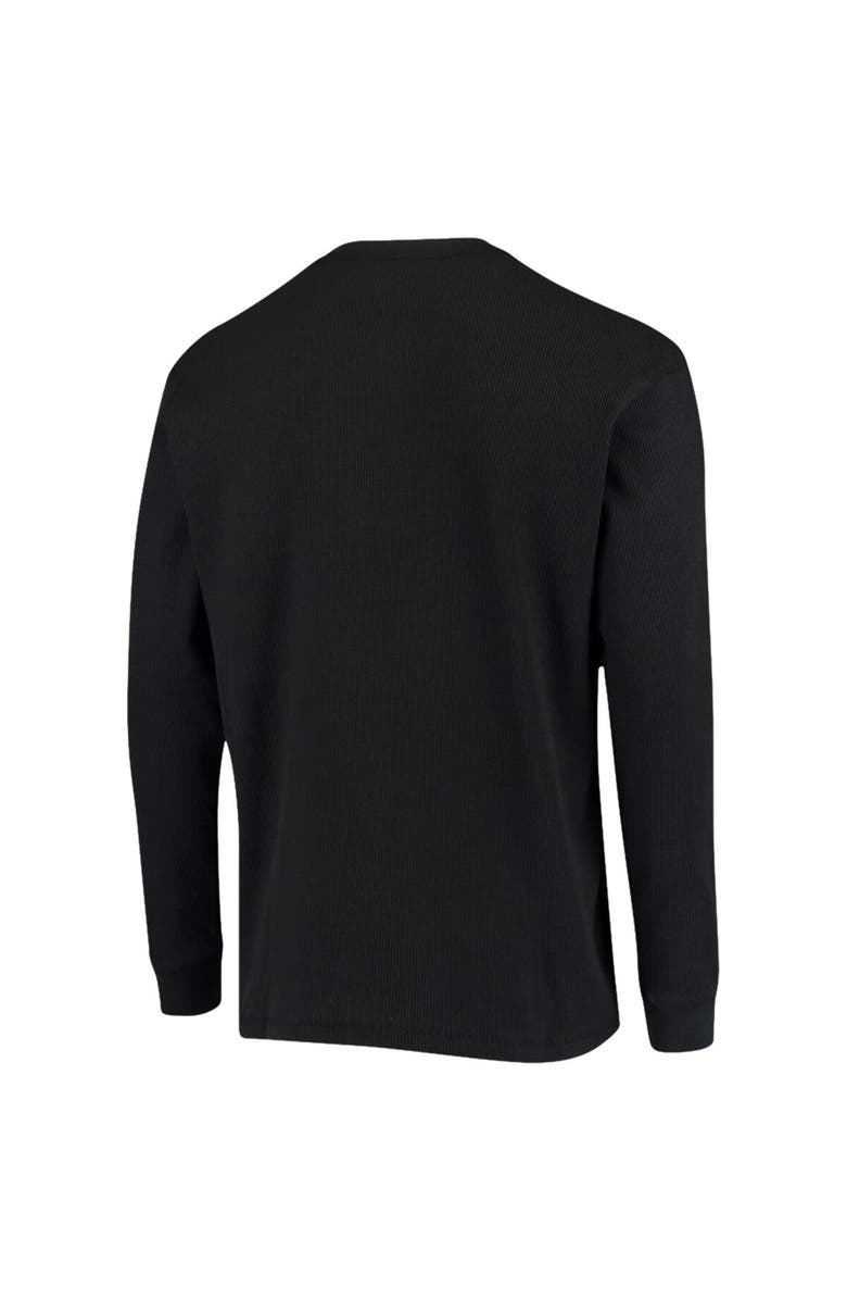 DUNBROOKE Men's Dunbrooke Black Jacksonville Jaguars Logo Maverick Thermal Henley Long Sleeve T-Shirt, Alternate, color, Black