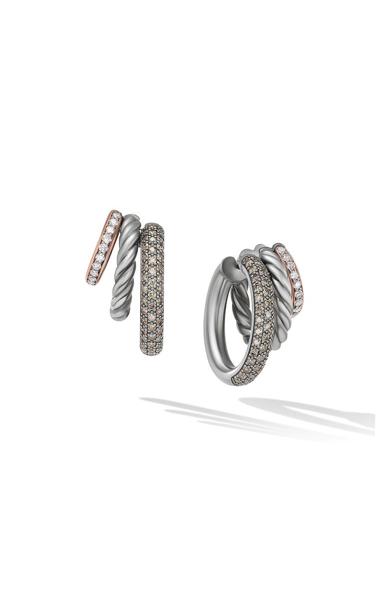 David Yurman Mercer<sup>™</sup> Mèlange Multi Hoop Earrings, Alternate, color,