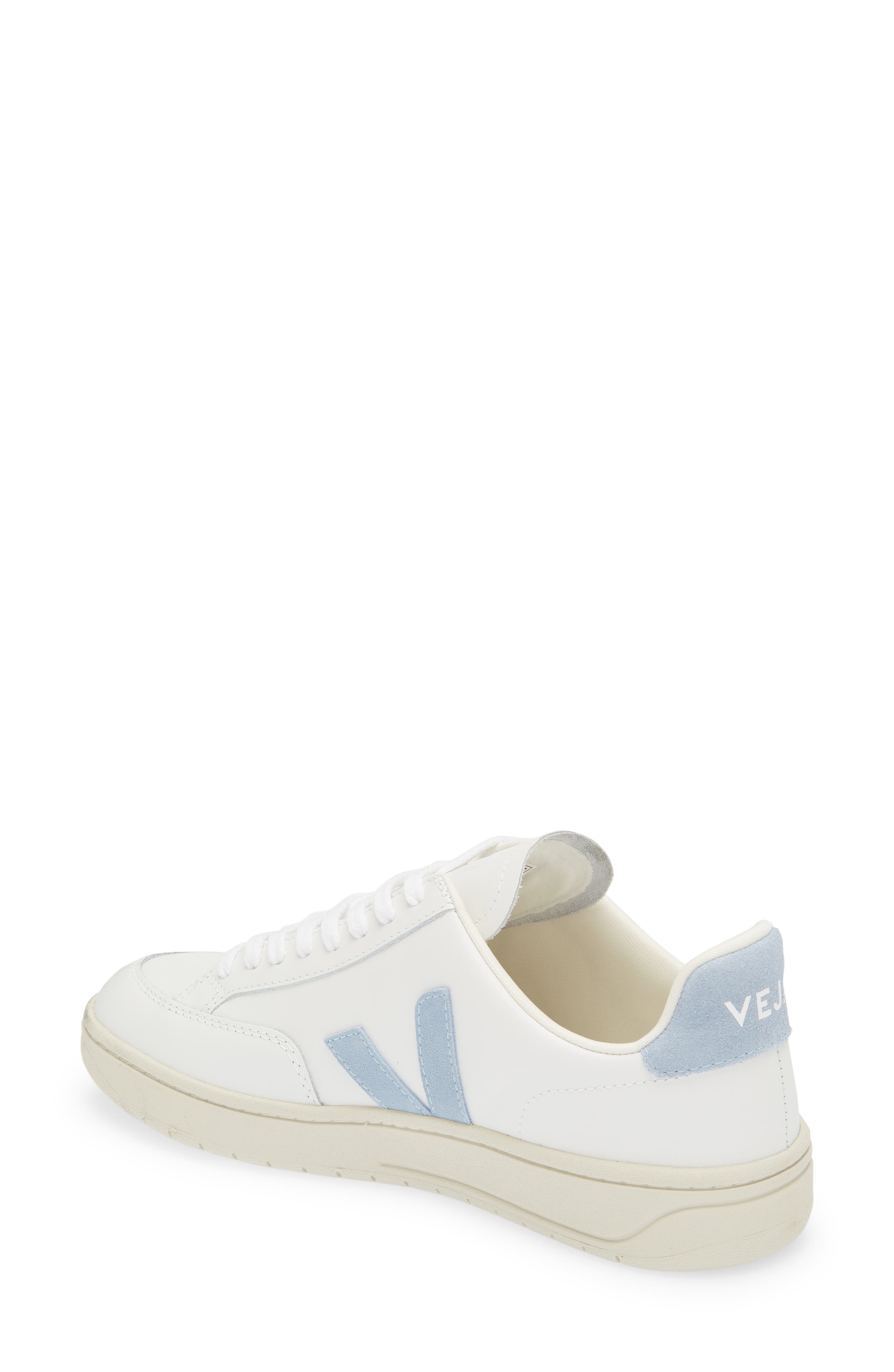 Veja V-12 Low Top Sneaker, Alternate, color, Extra White Steel