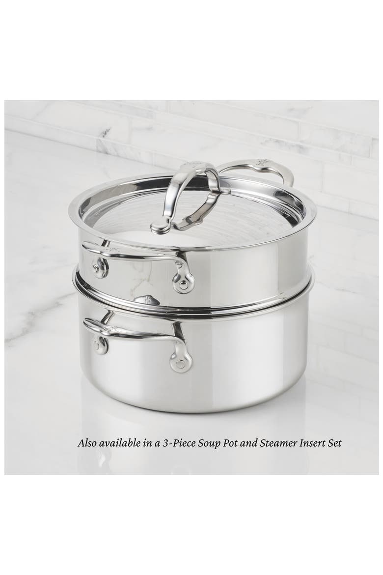 ProBond® Luxe Professional Clad Stainless Steel 3-Quart Soup Pot with Lid, Alternate, color, NO COLOR