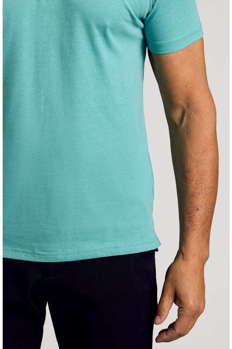 Polo, Alternate, color, DARK HEATHER OCEAN