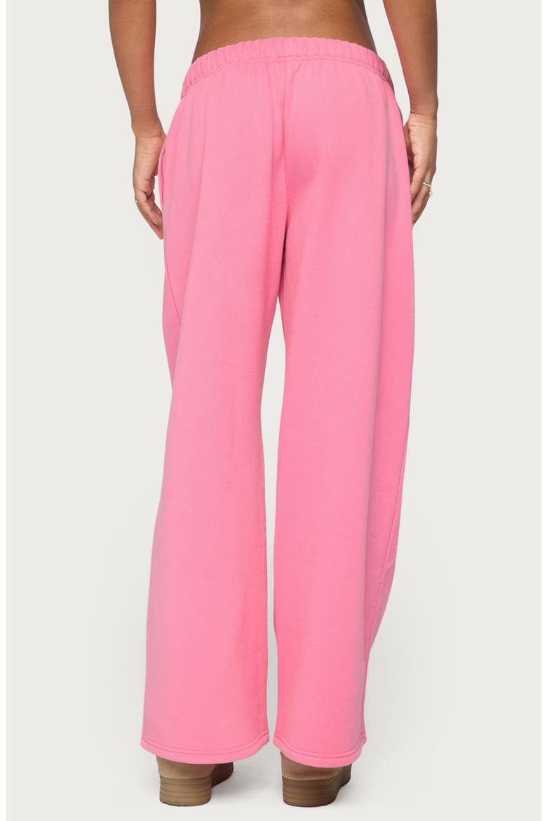 Tropical Bloom Wide Leg Sweatpants, Alternate, color, HOT-PINK