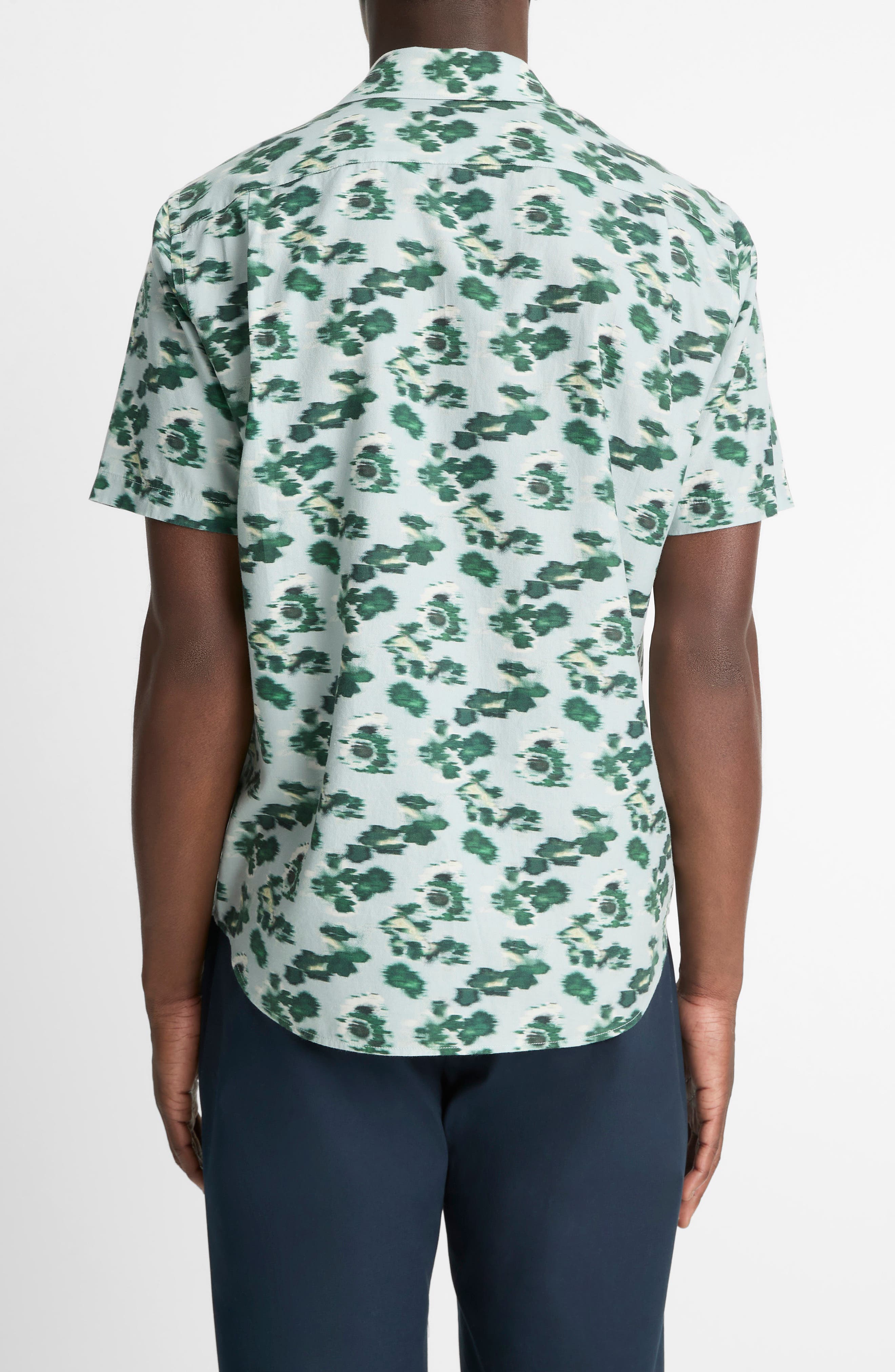 Classic Fit Short Sleeve Button-Up Shirt - image 2