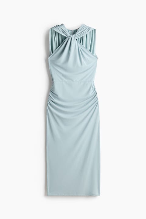 Draped Jersey Dress