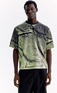 H&M Oversized boxy printed t-shirt