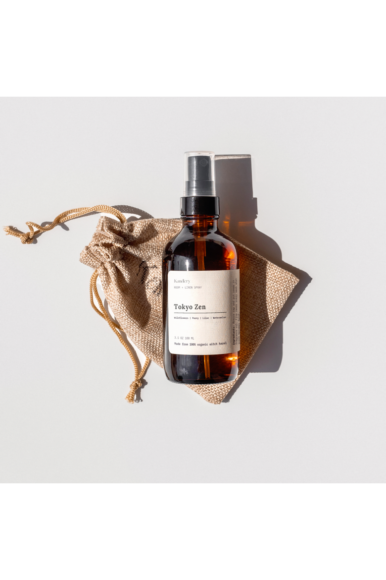 Tokyo Zen Japanese Rose Peony Natural Room Linen Spray, Alternate, color, No Color