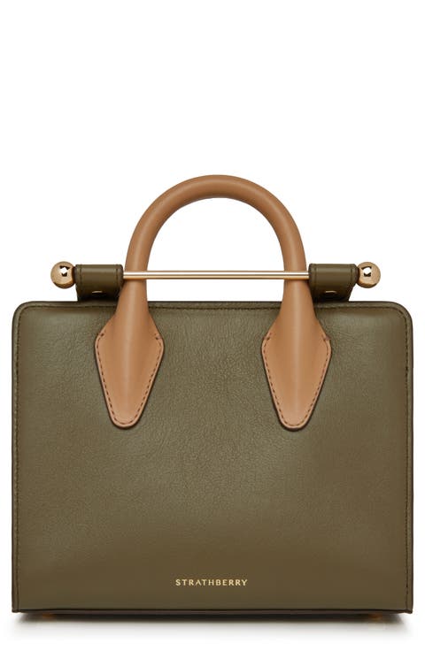 Strathberry - Mini Tote - Black / Natural / Beige / Tan / Brown