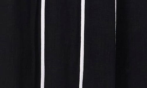 Halogenr Halogen(r) Stripe Maxi Dress In Rich Black