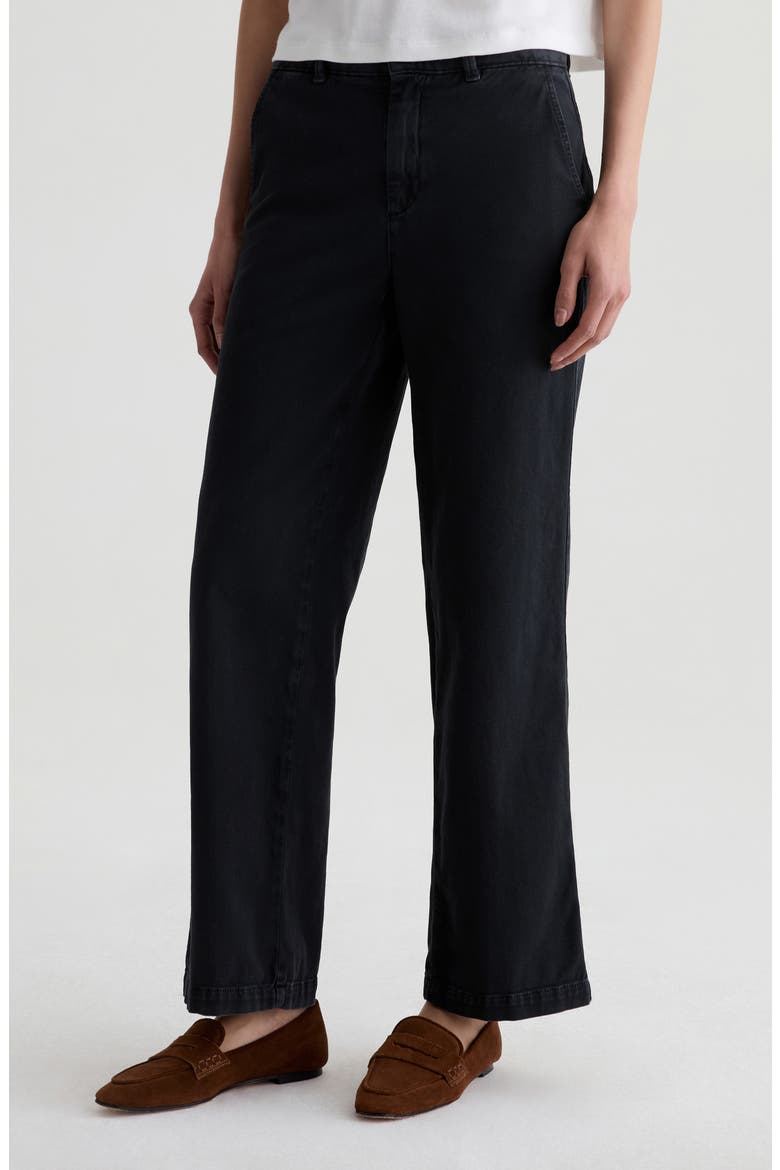Fairfax Ankle Straight Leg Jeans, Alternate, color, SULFUR BLACK