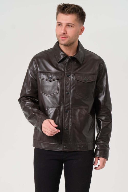 Furniq Uk Jude Leather Jacket In Black