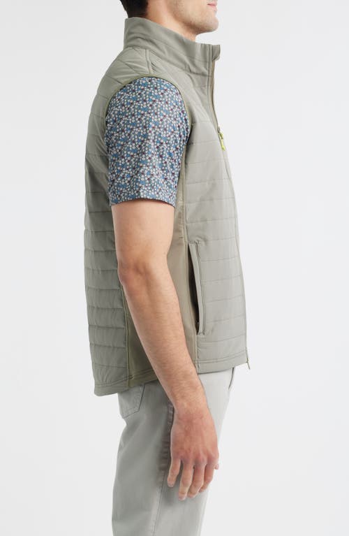 Swannies Warren Zip Vest In Gray