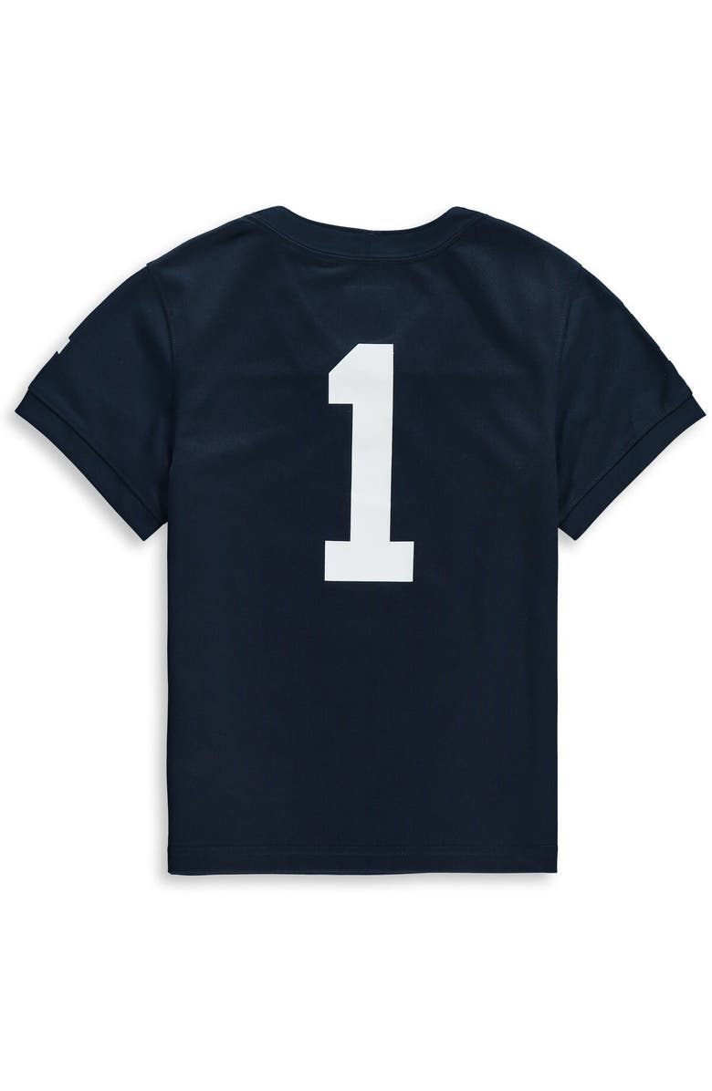 Nike Preschool Nike #1 Navy Penn State Nittany Lions Team Replica Football Jersey, Alternate, color, Navy