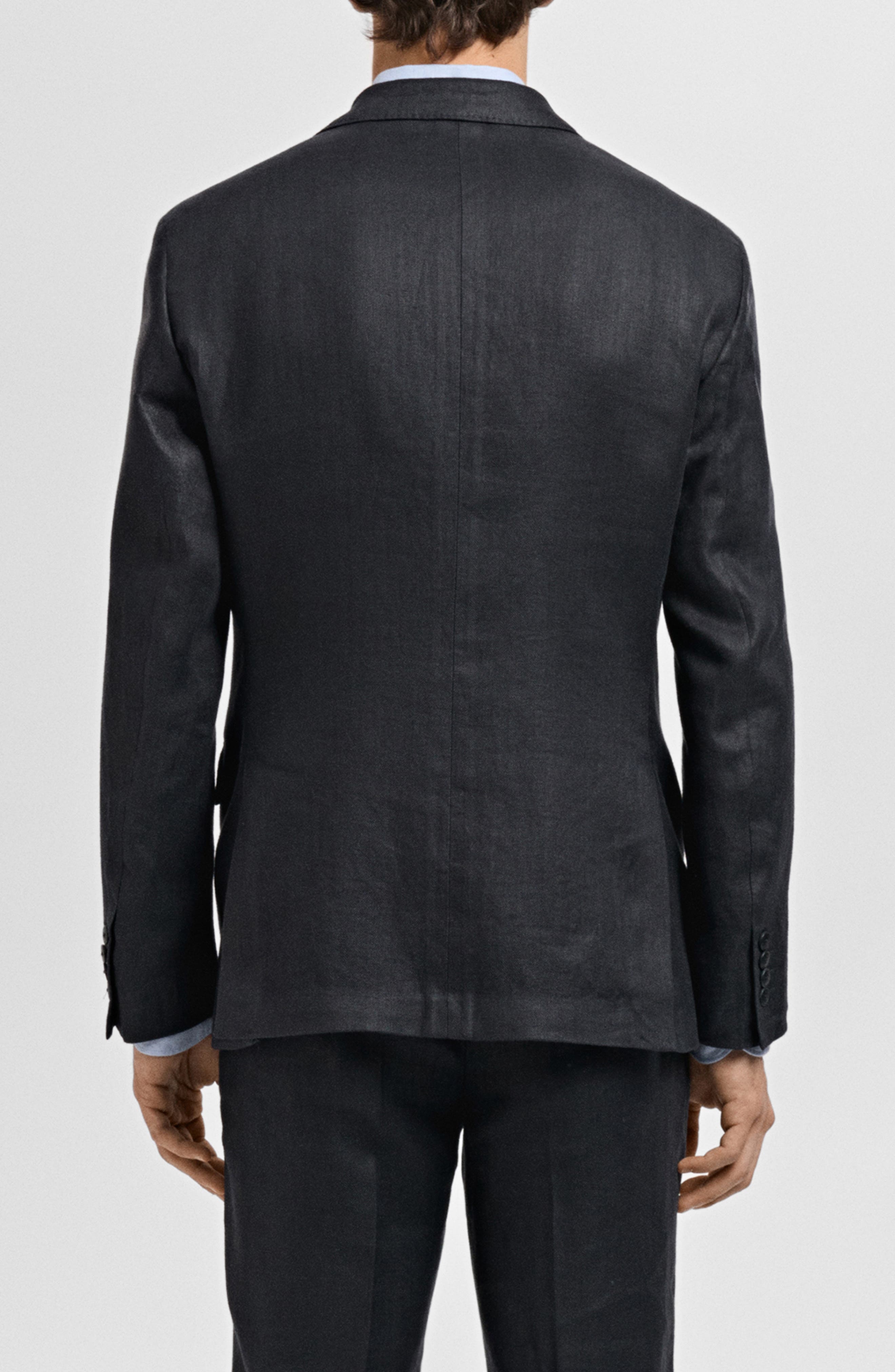 Slim Fit Linen Sport Coat - image 2