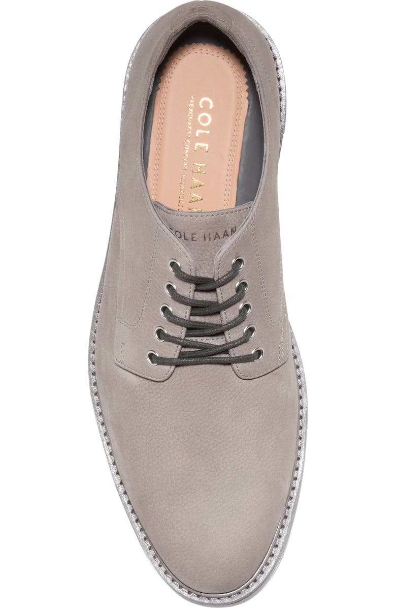 Cole Haan Judson Grand Plain Toe Derby, Alternate, color, Ironstone Nubuck / Natural