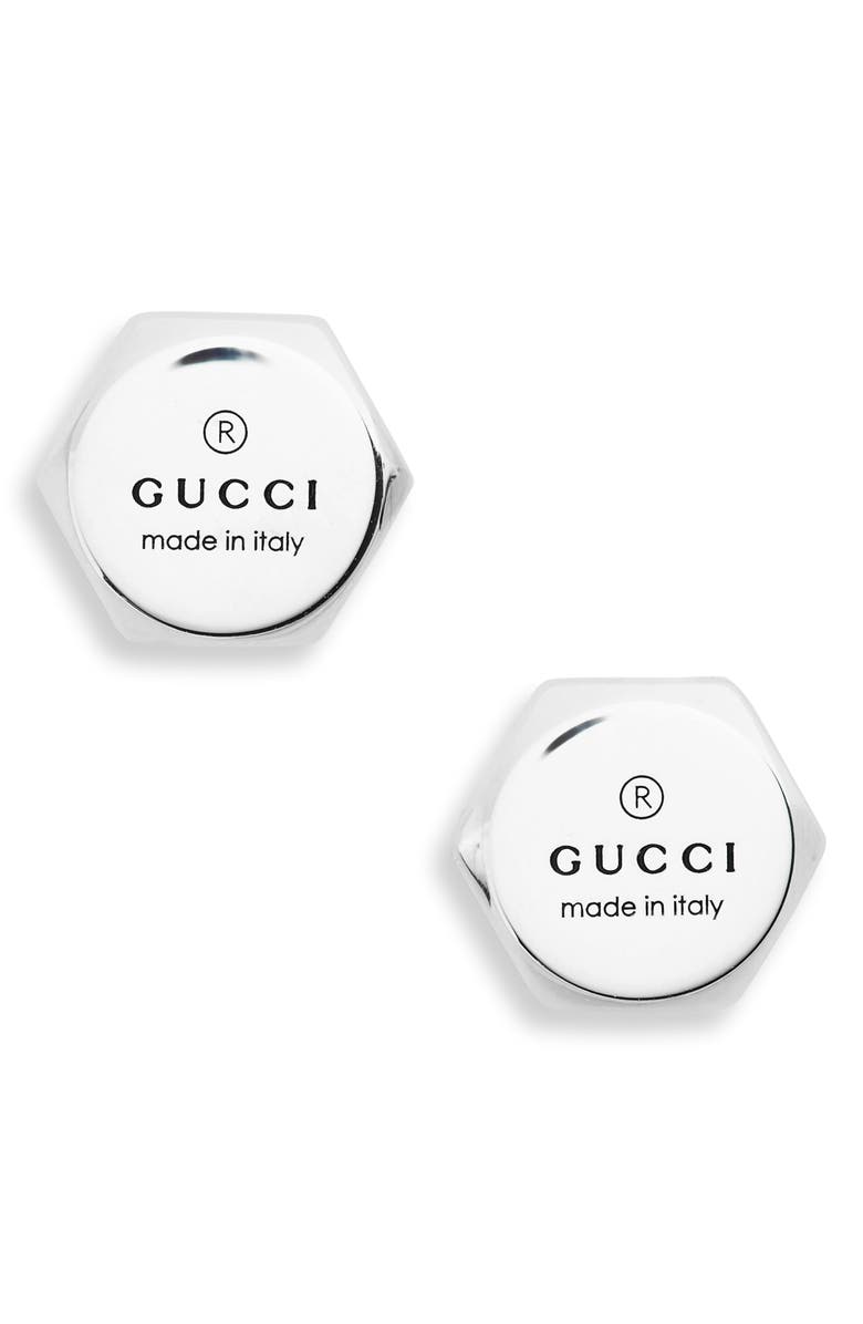 Gucci Trademark Stud Earrings, Main, color, 